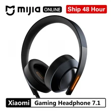 Xiaomi mi Ga mi ng наушники 7,1 Virtual Surround стерео с подсветкой анти-шум гарнитура Стерео тяжелый бас для ПК ноутбук телефон