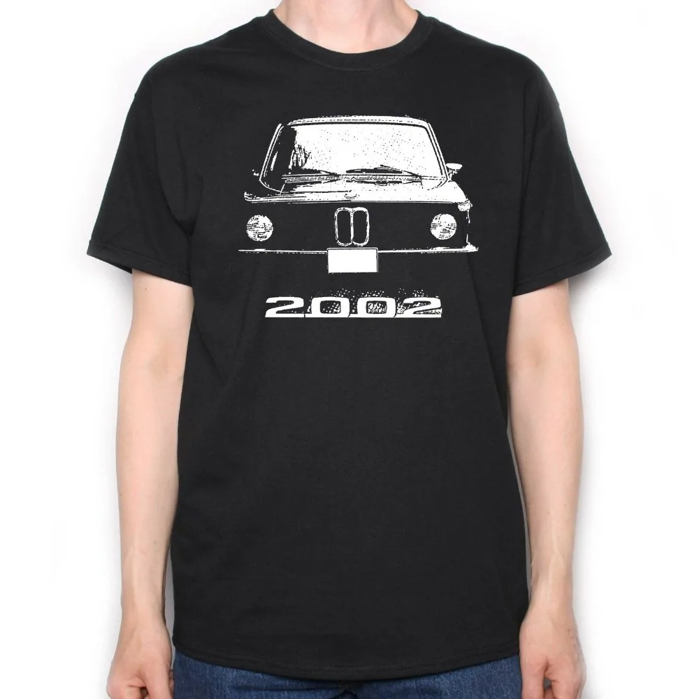 Bmw T Shirt-2002 Ретро пик классический автомобильный автомобиль футболка Бесплатная Великобритания почтовая 2019 Мода хлопок Slim Fit Top Solid T shirts