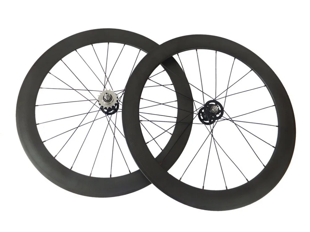 Speedcarbon 60mm clincher carbon road bike wheel 700C,23mm width alloy brake