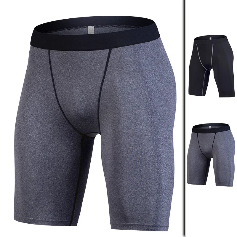 

Mens Gym Training Shorts Running Shorts Men SportsClothing Fitness Workout Running Grid quick-drying compression Shorts Athletic