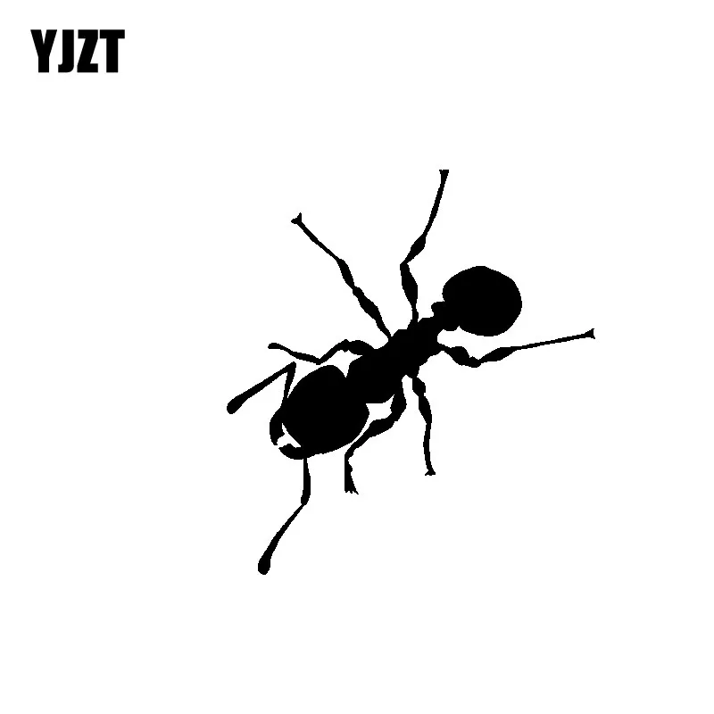 YJZT 12 4 см * 13 6 Ослепительная карикатура минималистское насекомое Ant Shadow крутая