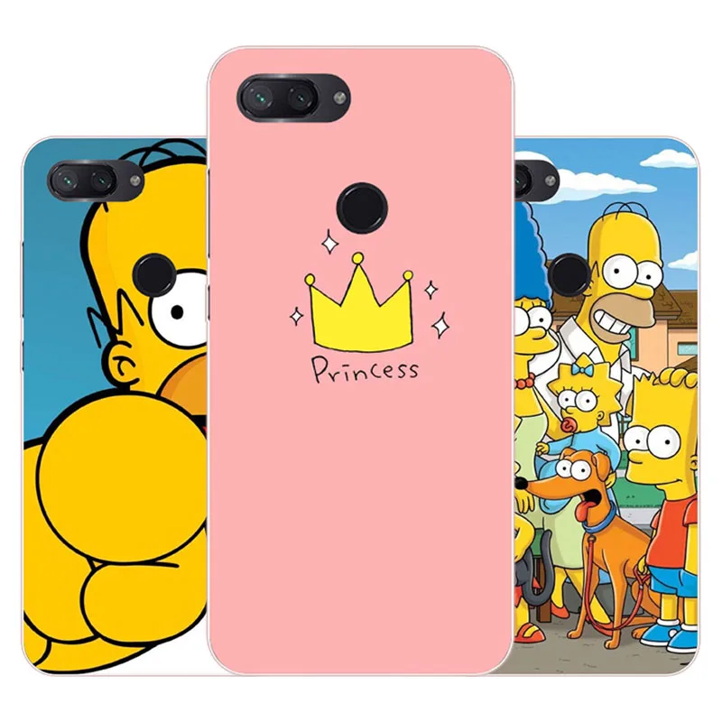 Чехол xiaomi mi 8 lite силиконовый чехол Joy crown с рисунком из мультфильма мягкая задняя
