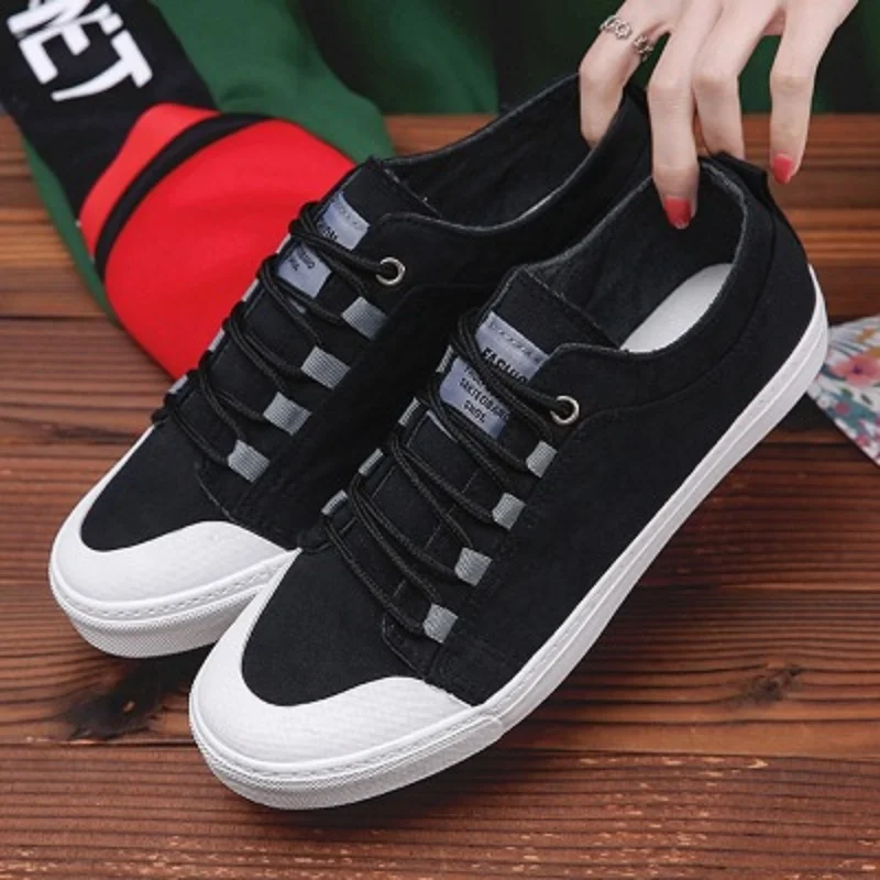 

2018 summer new canvas shoes breathable casual men's shoes