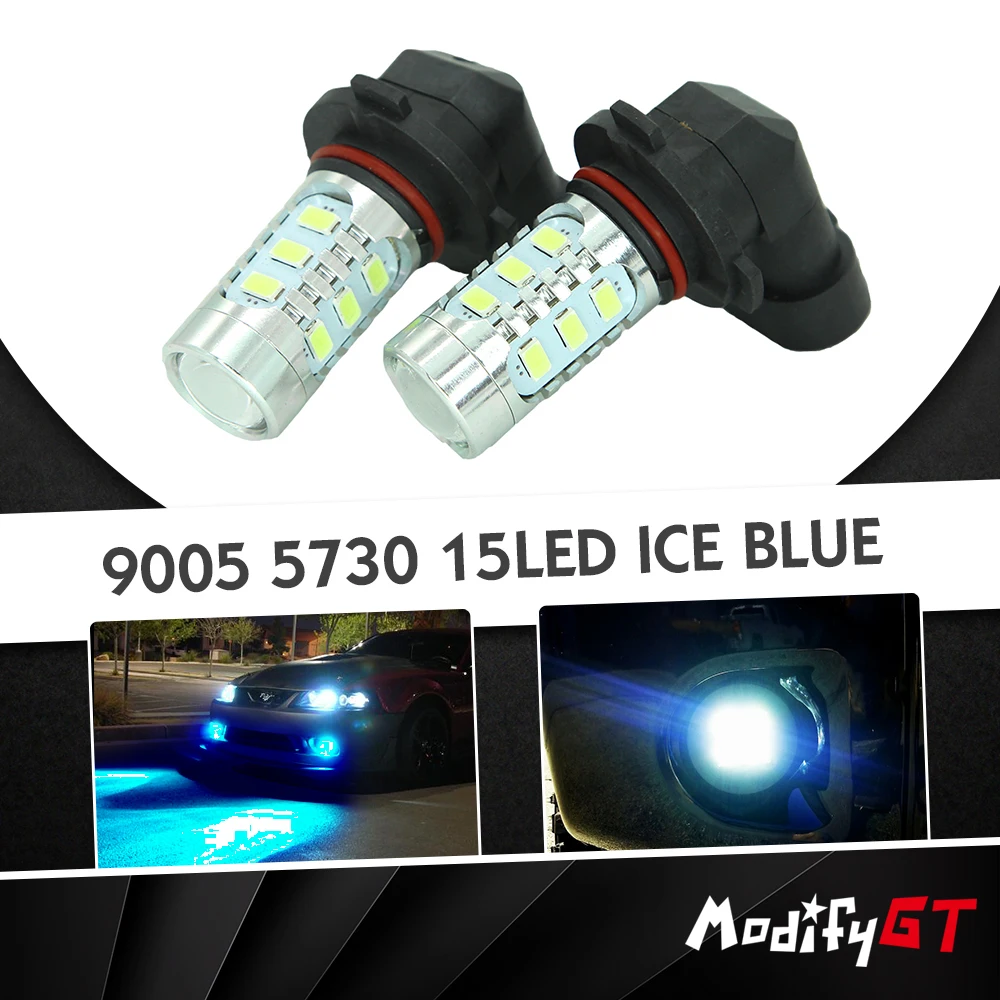 

Modifygt 2Pcs Driving Car LED H4 H7 9006 HB4 9005 HB3 H10 5730 P13W LED auto Fog light Lamp bulb white ice blue auto