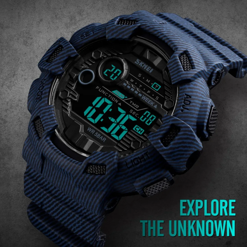

New Watch Men Digital Sport Men Wristwatches reloj hombre Two Time Chrono Alarm Hour Clock Fashion relogios Man Top Brand SKMEI