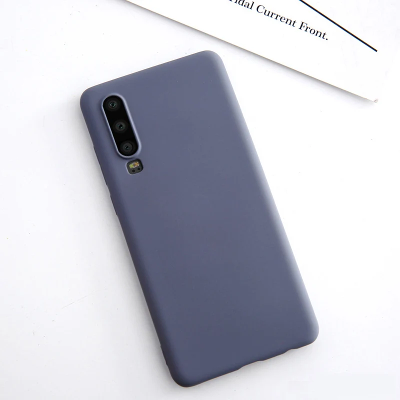 Жидкий силиконовый чехол для huawei P30 Pro, однотонный чехол для huawei P30 Lite P 30 Pro 30Pro 30 Lite P30pro - Цвет: D