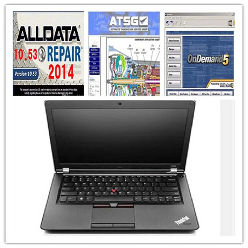  Software automático Alldata + Mitchell bajo demanda + ATSG todos los datos 1053 con 1 TB HDD instal