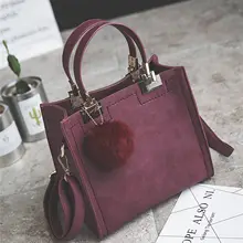 JHD дамская сумка, модная сумка-мессенджер, ретро Корейская версия женской сумки, тренд волос мяч ювелирные изделия флип