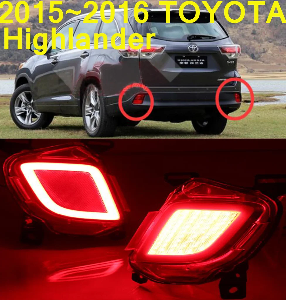 Highlander Rear light,LED,20152018,Highlander fog light,Free ship!vios