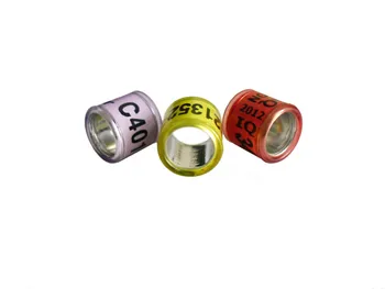 

cheap 500pc 8mm free shipping Aluminium with Plastic Pigeon Ring custom bands life pigeon ring