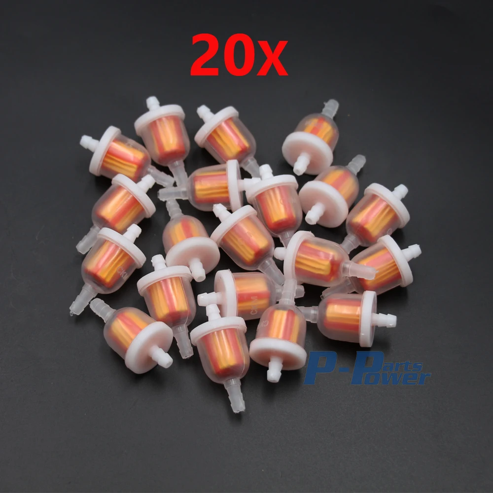 20PCS 80cc 69cc 60cc 49cc 33cc GAS FUEL FILTER SCOOTER MOPED DIRT BIKE GO KART NEW | Автомобили и мотоциклы