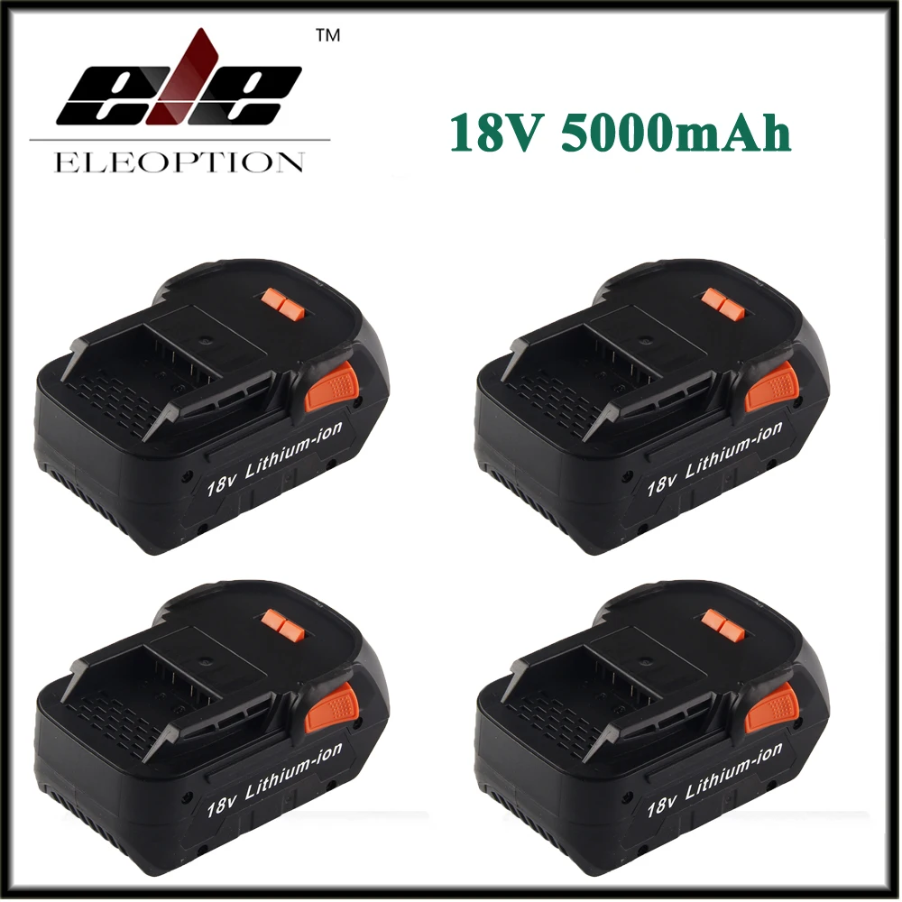 

4x High Capacity 5000mAh 18V Li-ion battery for RIDGID R840083 CS0921 R84008 AC840084 L1830R For AEG Series Battery
