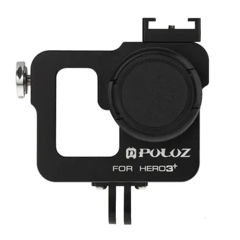 

PULUZ Housing Shell CNC Aluminum Alloy Protective Cage with 37mm UV Lens Filter & Lens Cap for GoPro HERO3+ /3