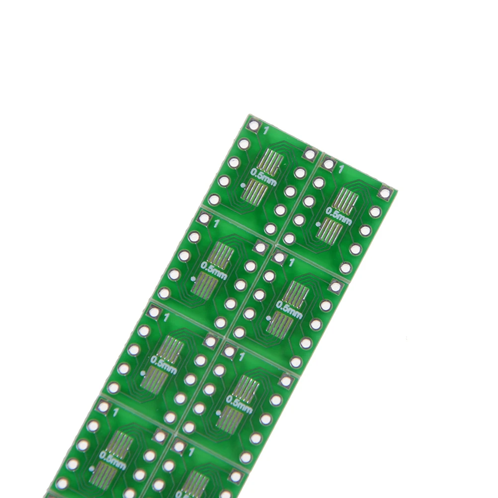 10 шт. SOT23 SOP10 MSOP10 Umax SOP23 в DIP10 Pinboard SMD для DIP Адаптерная пластина 0 5 мм/0 95 мм до 2 54 Pin PCB