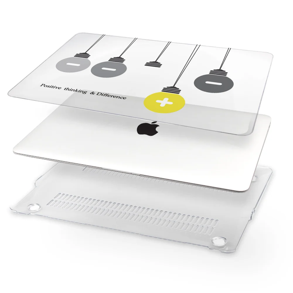Прозрачная крышка для ноутбука MacBook Pro 12 13 15 Retina чехол Apple Air 11 6 3 дюйма новая
