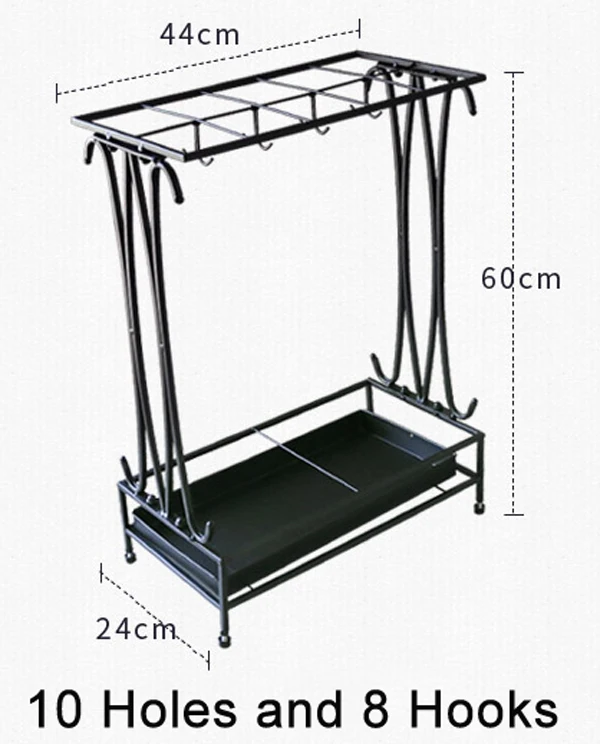 Железный арт зонтик подставки Бытовая лобби креативный пол тип дождевик для хранения Много зонтов полки твердые и прочные