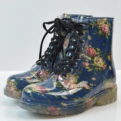 rose rain boots