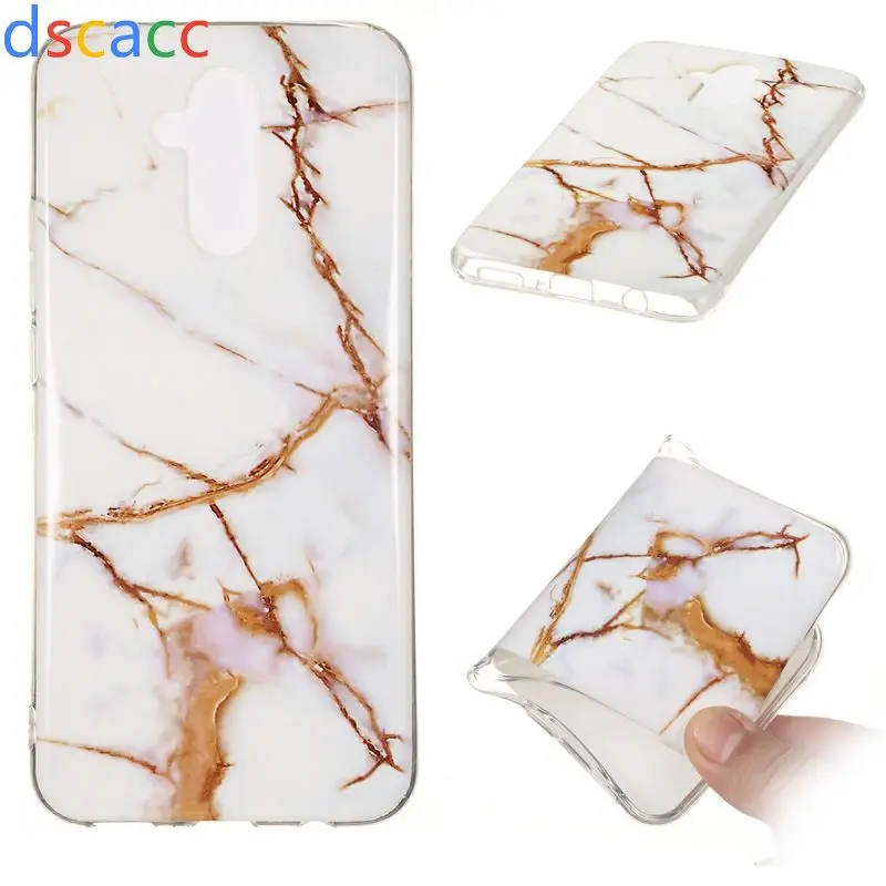 DSCACC мраморный Мягкий ТПУ IMD чехол для huawei Honor 10 Lite P8 P9 P20 P30 Nova 3i mate 9 10 20 Lite Pro RS Y5 Y6 Y7 100 шт