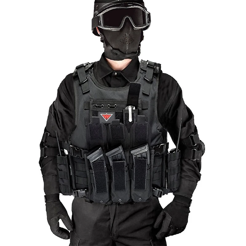 Военный тактический жилет Wargame Body Field Airsoft Molle Armor охотничий боевой CS Jungle Equipment 900D
