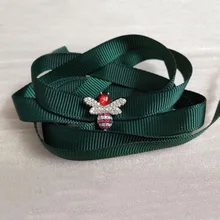 

Konduki Fashion 925 Silver Colorful Bee Ribbon Collar Bracelet With Red Crystal Bracelet Jewelry For Women Gift Wholesale