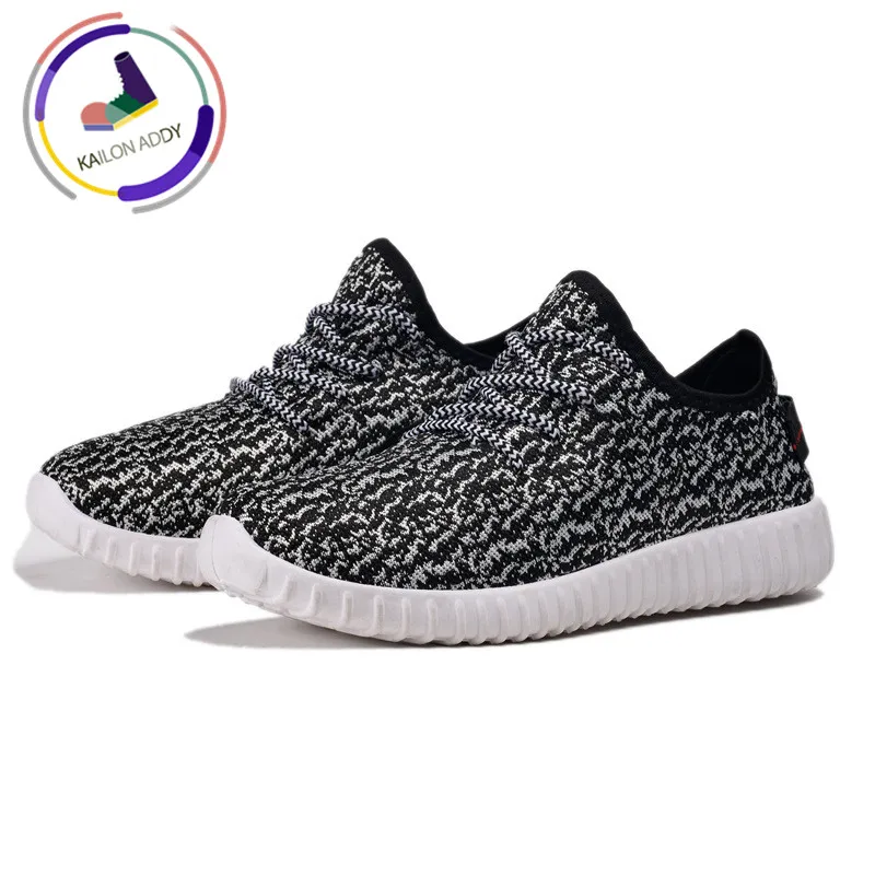 

KAILON ADDY 2019 Men's Sports Shoes Casual Coconut Shoes Flying Woven Mesh Couples Flat Shoes Breathable Men's Shoes