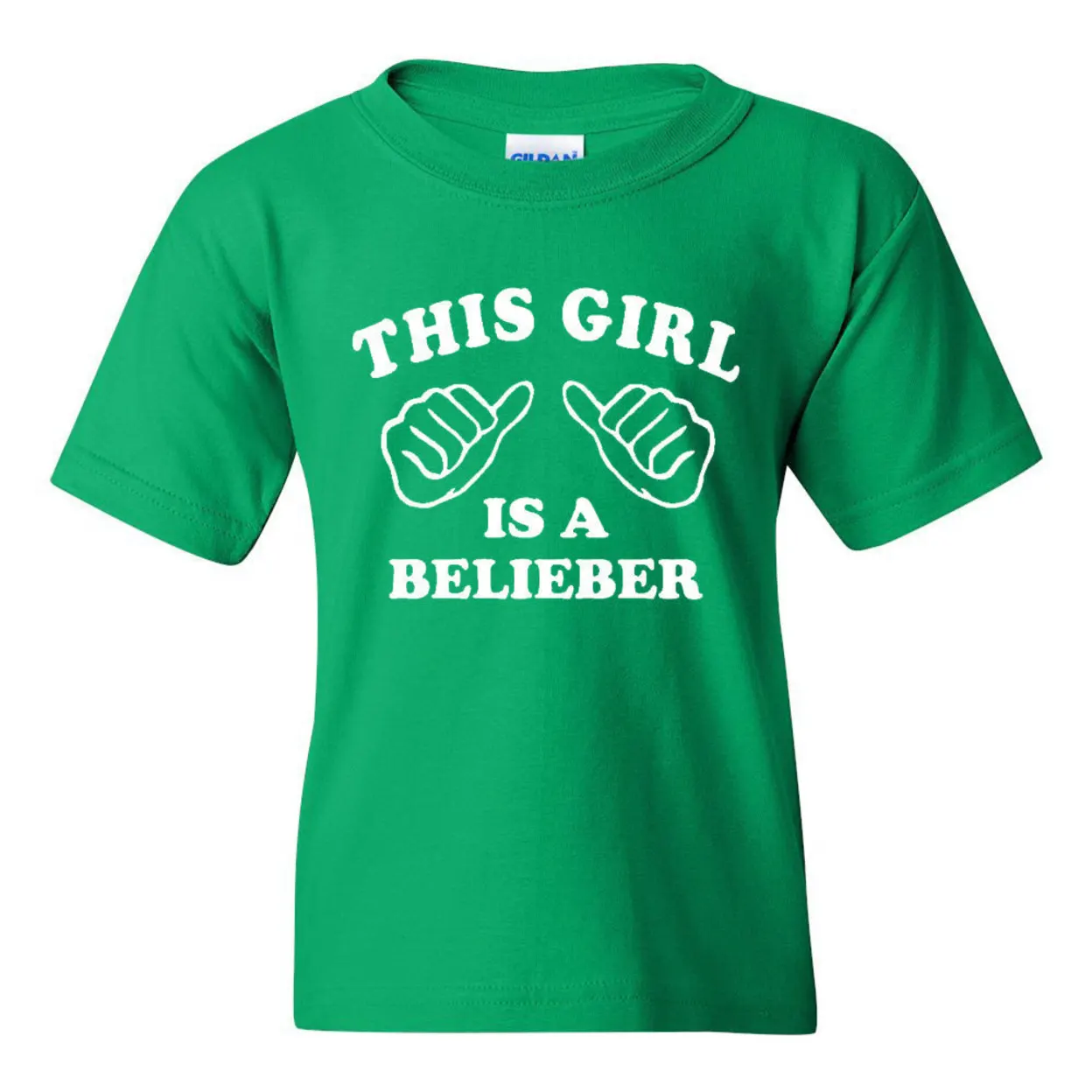 This Girl Is A Belieber Novelty Youth Kids T-Shirt Tee (2)
