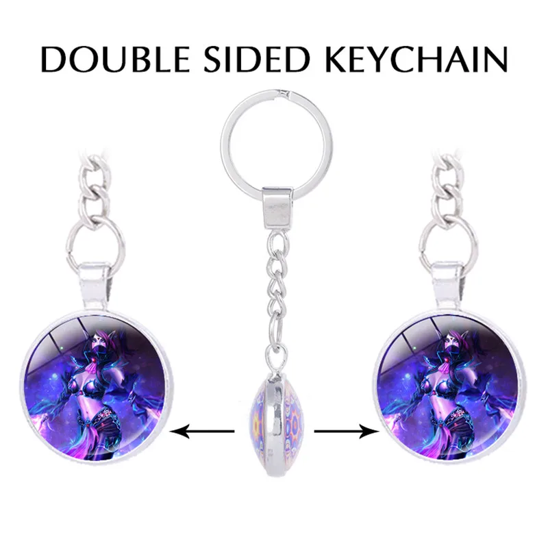  Dota 2 Crypt Swarm Death Prophet Keychains Video Game Jewelry Wow Dota 2 Figure Kunkka Lina Photo K