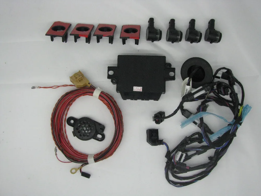 Набор датчиков парковки CHESHUNZAI для PQ35 golf 5/6 Jetta Passat B6 CC PQ25 Polo 2011 + Bora|parking sensor kit|parking