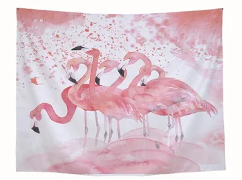 

CAMMITEVER Flamingo Tapestry Wall Art Tapestries Tropical Home Decorative Door Curtain Living Room Bedspread Sheet Table Cloth