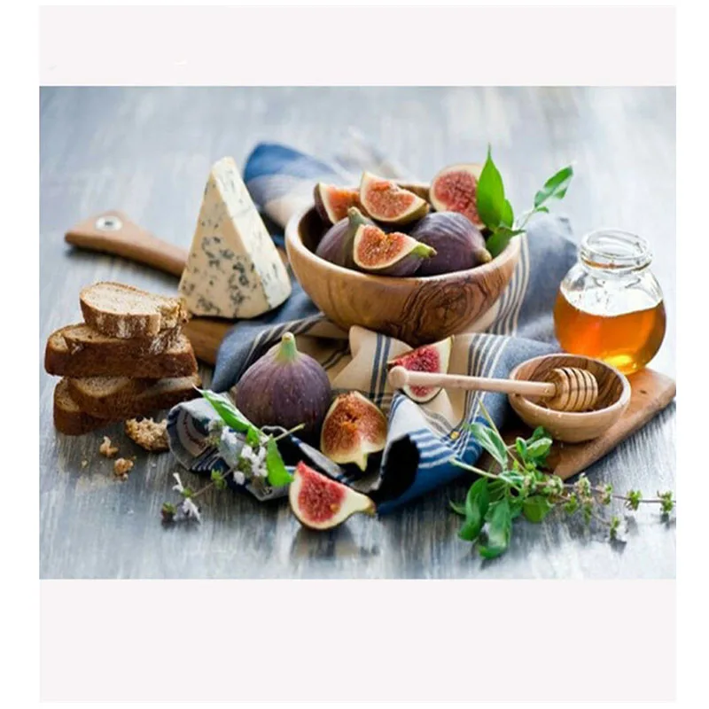 

Fruit Diamond Embroidery custom photo Full Square Diy Diamond Painting Crystal Mosaic Home Decoration Kitchen StickerZP-1926