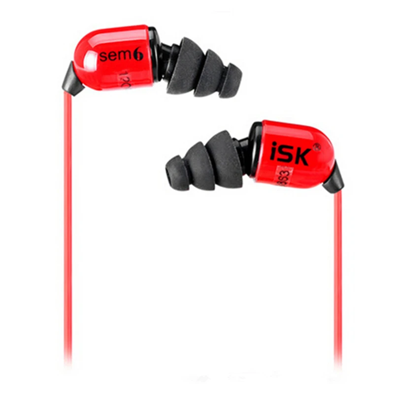 Оригинальные Внутриканальные наушники ISK SEM6 высококачественные