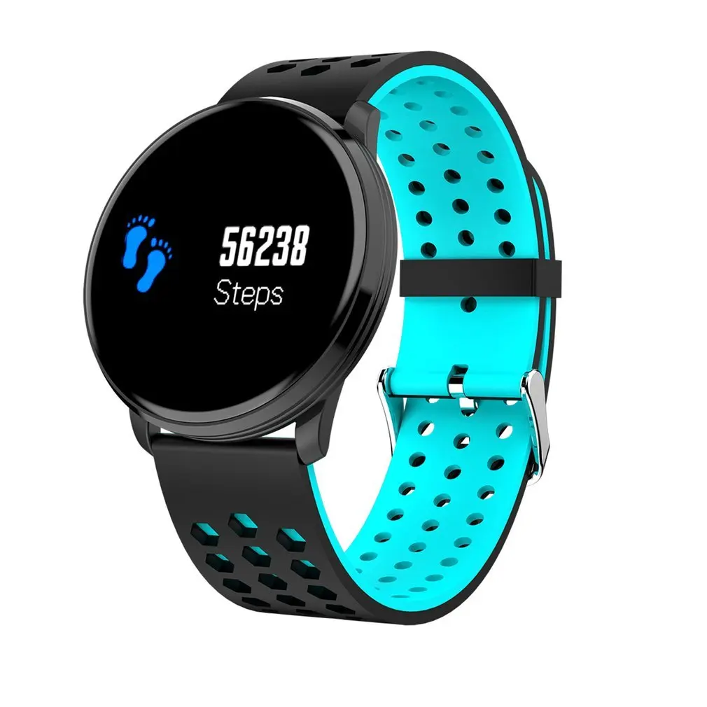 

M9 Color Screen Sport Smart Bracelet Waterproof Meter Step Heart Rate Blood Pressure Wristband Silicone/steel Watches Men Women
