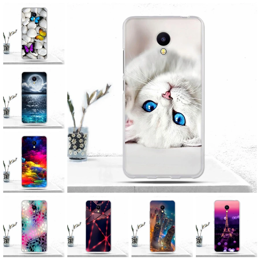 Case For Meizu M5c Charm Blue A5 Cover Soft TPU Silicone Phone for Luxury Funda | Мобильные телефоны и аксессуары