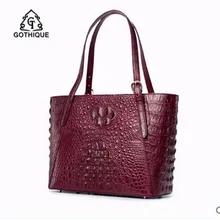 gete imported new Thailand REAL crocodile women handbag fashion leather single shoulder bag women handbag