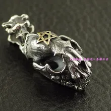 Пентакль Серебряный Черепа Подвески