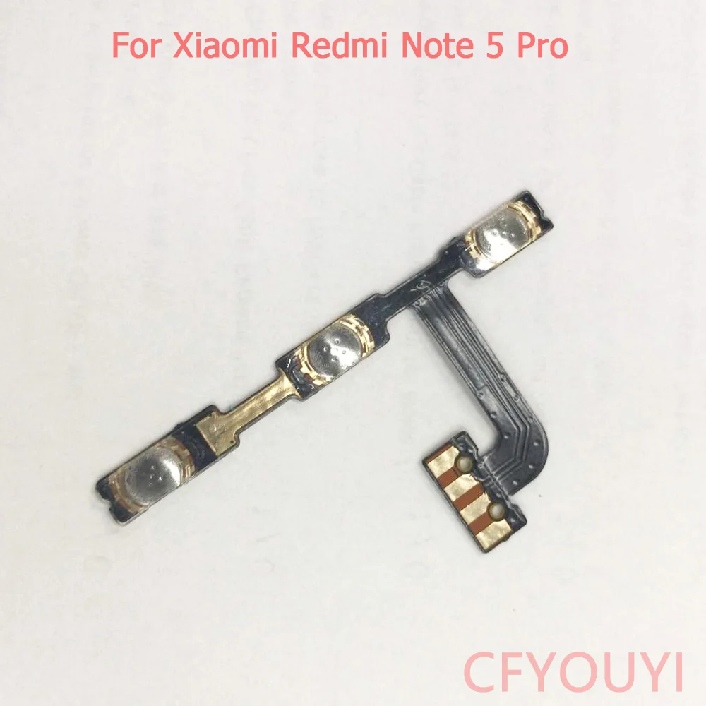 Для Xiaomi Redmi Note 5 Pro Power Боковая кнопка громкости гибкий кабель Note5 переключатель