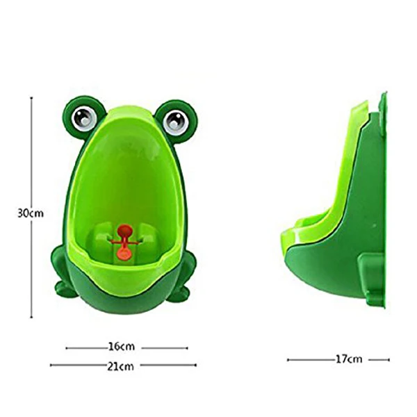 ABKM Hot 1 x Забавный горшок для детей в форме лягушки писсуар (зеленый) Забавный горшок для ребенка в форме лягушки писсуар