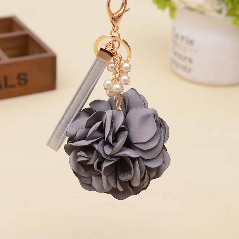 Женский романтический брелок Felyskep Camellia Rose с подвеской в виде цветов и пряжкой