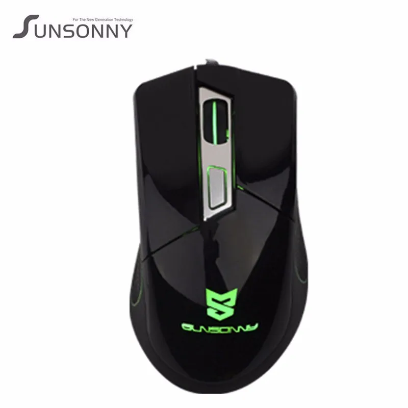 Sunsonny W-M20 Проводная usb-мышь крутая трещины мигающая лампа 7 цветов подсветка красочная полупрозрачная игровая офисная домашняя мышь для лэптопа