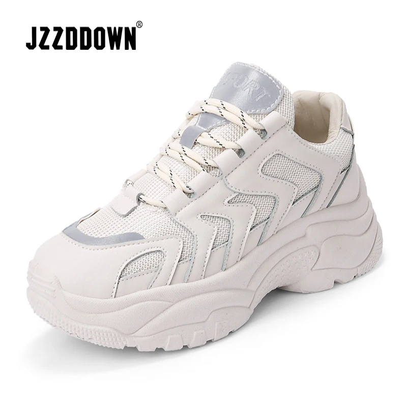 

JZZDDOWN Women Casual Shoes Comfortable Platform Shoes Woman Sneakers Ladies Trainers chaussure femme Women's Chunky Sneakers