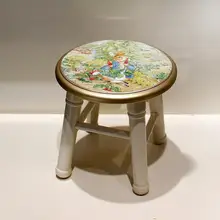 Скандинавский табурет для дома и взрослых, Европейский маленький стул, креативная Милая стильная для журнального столика, низкий табурет, гостиная, Детская скамейка