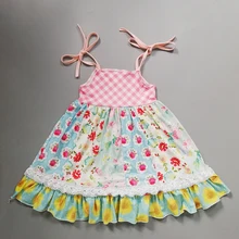 Baby Girl Dresses Sleeveless Summer Dress Colored lace edge Baby Remake Clothes Girls Ruffle Dresses girls dress LYQ903-667-HY Baby Girl Dresses Sleeveless Summer Dress Colored lace edge Baby Remake Clothes Girls Ruffle Dresses girls dress LYQ903-667-HY