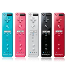 For Nintendo 2 in 1 For Wiimote Built in Motion Plus Inside Remote Controller For Wii Remote Controller with Silicone Case