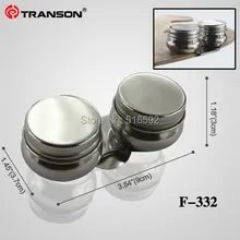 Transon f332 нержавеющей большой рот Палитры Чашки, двойной рот живопись Палитры чашки оптом, хорошее качество художника инструмент