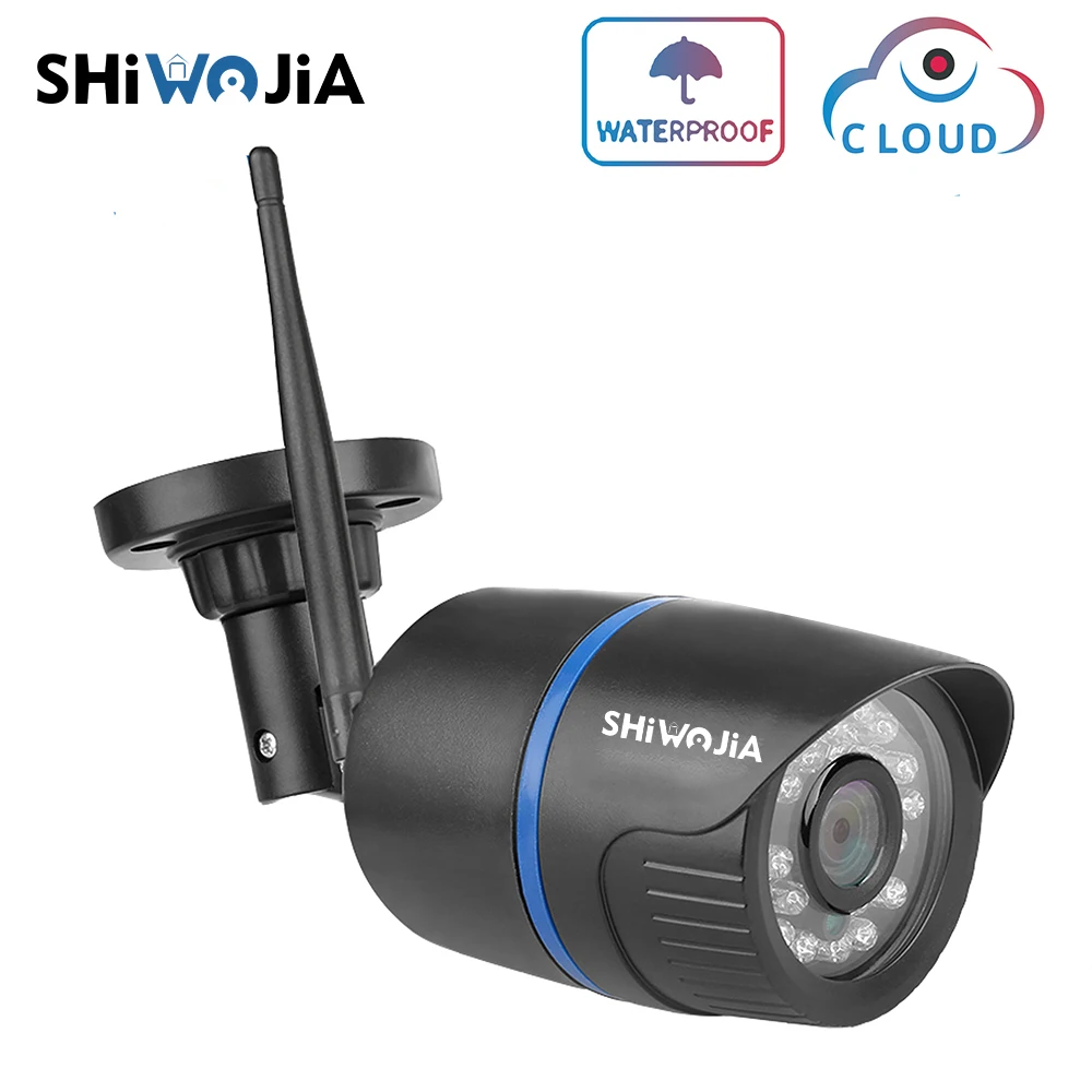 SHIWOJIA Wireless Outdoor IP Camera 1080P Waterproof Security Two Way Audio Night Vision P2P Bullet WIFI Ip | Безопасность и