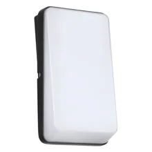 Немецкий дизайн 12 Вт светодиодный наружное настенное крепление огни/непромокаемый металлический корпус/теплое белое освещение