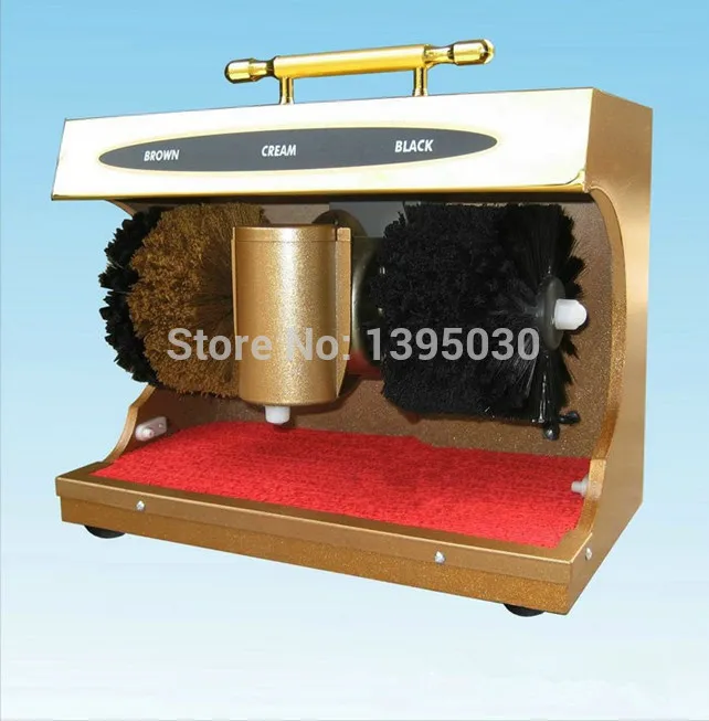Shoe polishing machine Automatic Semiportable Horizontal Induction shoe cleaning machinein Shoe