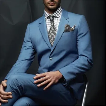 

Fashion Itlian Style Mens Work Wear Men Suits Elegant Men Suit Stylish Bridegroom Wedding Suits 2 Pieces(Jacket+Pants+Tie)