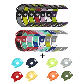 

2in1 22mm Smartwatch Strap For Xiaomi Huami Amazfit Stratos 2 Smart Watch Band Silicone Bracelet+TPU Case Cover Protective Shell