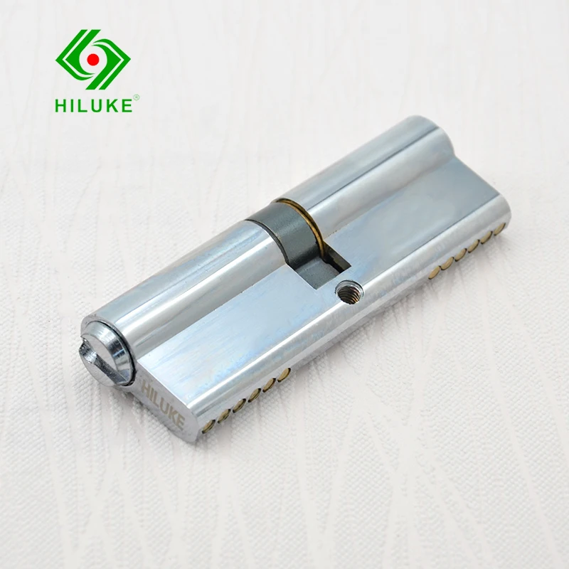 

HILUKE 90mm zinc alloy lock core security double open lock cylinder three keys hihg quality